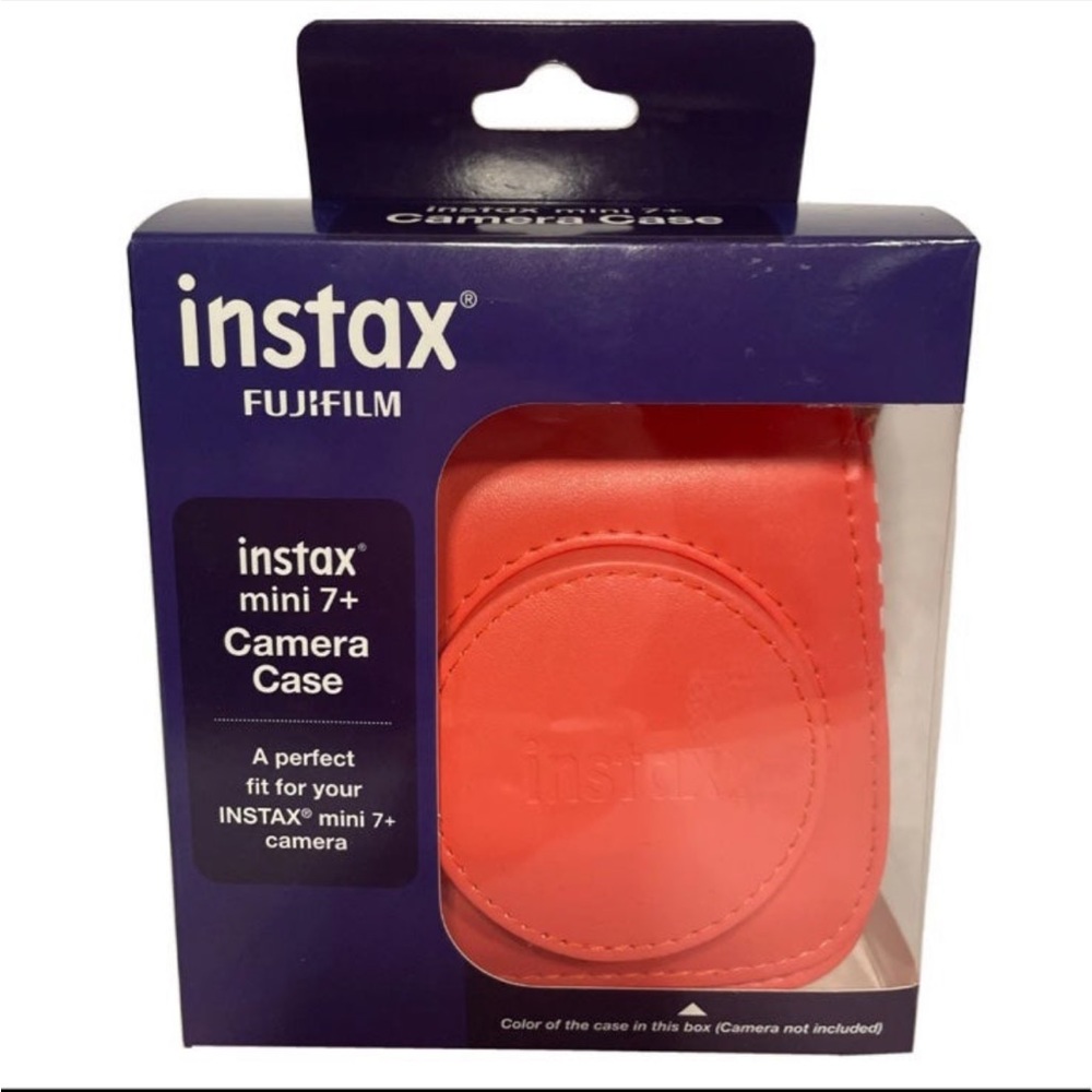 Fujifilm Instax Mini 7+ Instant Camera Case - Coral Pink